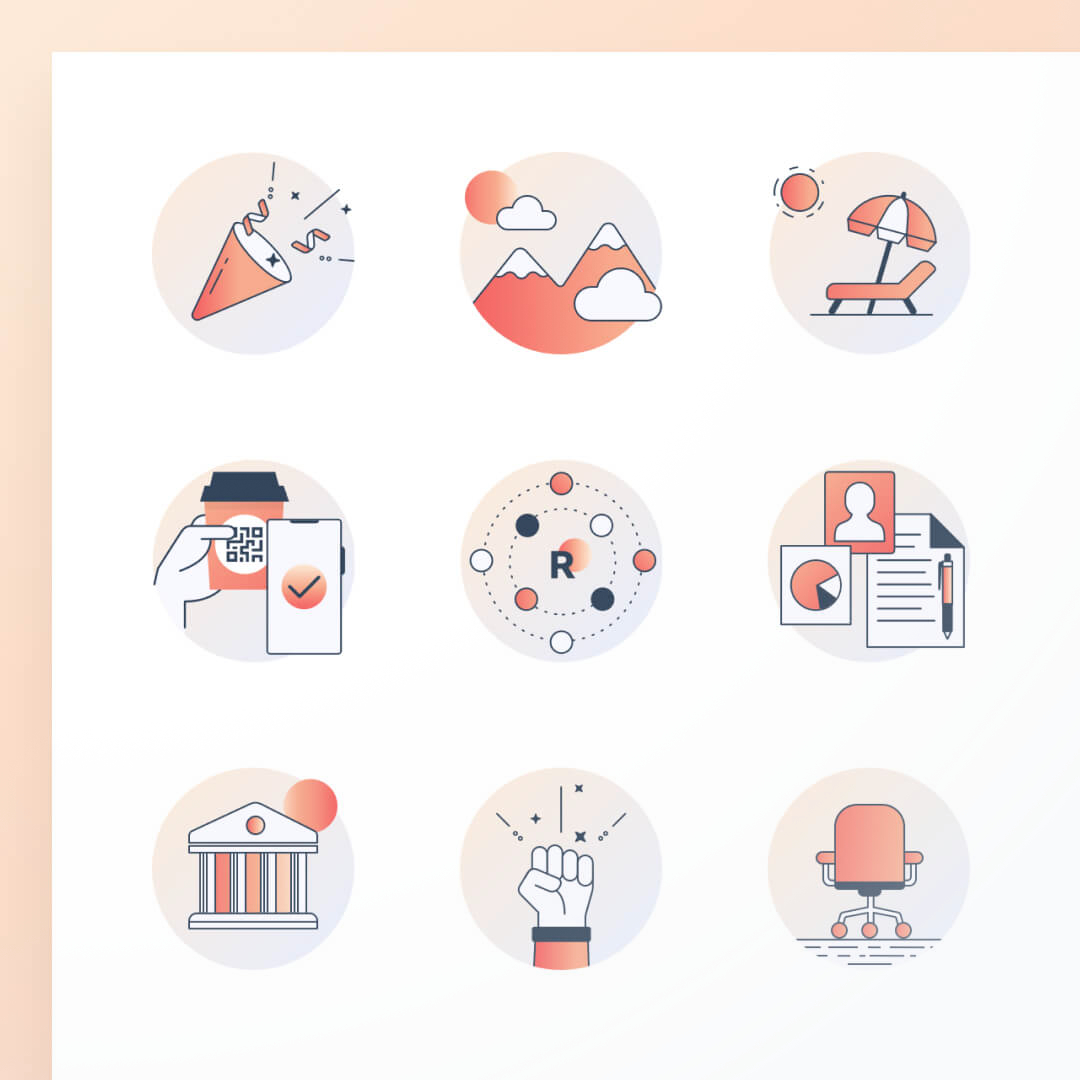 Expanding our icon set | RaiseNow